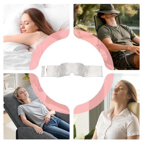 Antifaz para dormir de doble cara suave reversible con diseño ergonómico 5