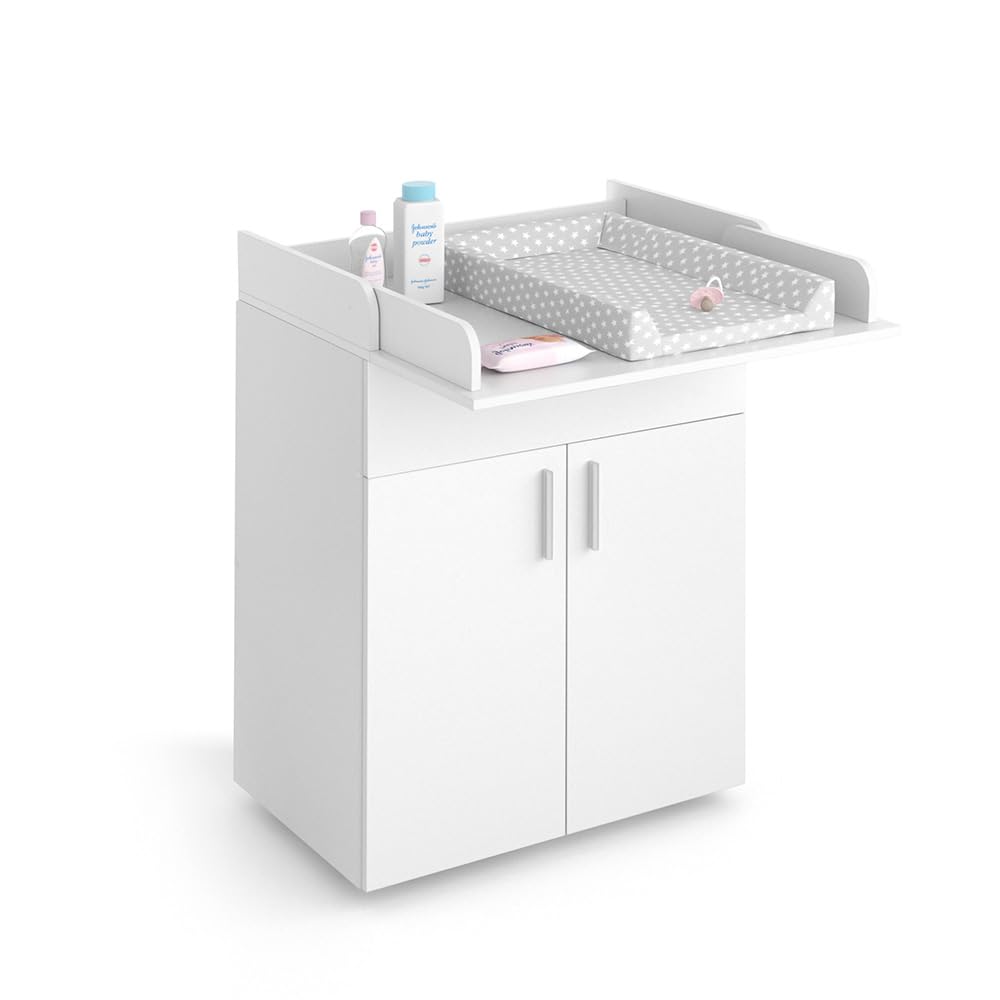 Vicco Mueble cambiador bebé "Lena", Blanco, 75 x 100 cm