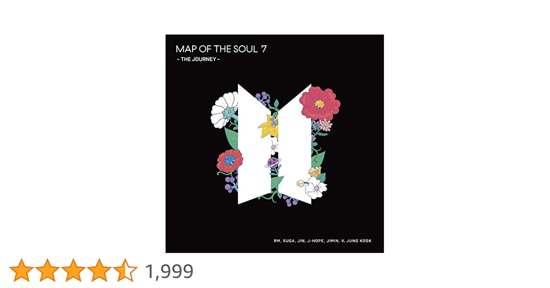 BTS MAP OF THE SOUL 7～THE JOURNEY～ MAP OF THE SOUL : 7 ‐ THE JOURNEY Limited Edition D (CD +