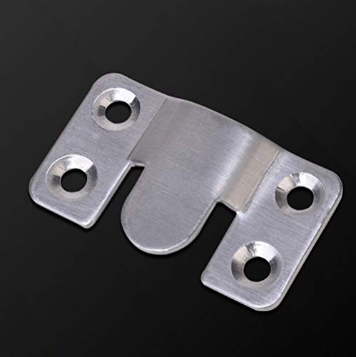 Image of Z Clip Brackets Interlock Hanging Buckles, Large (10 Pack) | Made from Stainless Steel, Durable & Long Service Life, Easy to Operate and Use, Heavy Duty Picture Frame Hanger