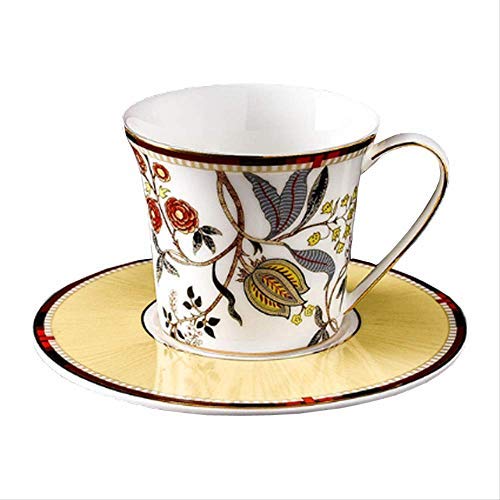 Zestaw filiżanek do kawy i herbaty, filiżanki do kawy z porcelany kostnej, w filiżankach i spodkach, porcelana kostna, filiżanka do kawy i spodek Funky, filiżanka do,