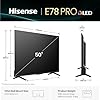 Hisense 50" 50E78QTUK PRO 144Hz QLED Smart AI TV - Hi-View AI Engine, 144Hz Game Mode PRO, Dolby Atmos, Quantum Dot Colour with Freely, Disney +, YouTube, Netflix
