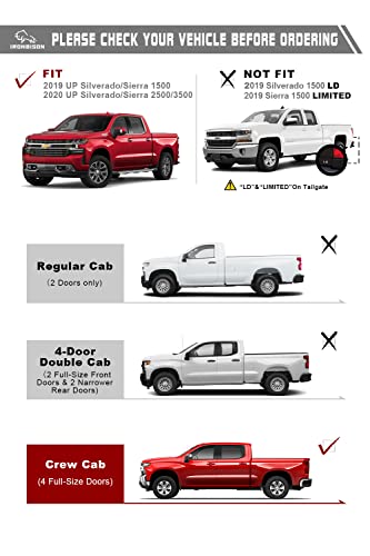 Estribos para Silverado/Sierra 2019-2026 2 Piezas Negro miniatura 3