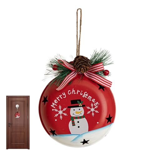 Campanas Navideñas para Decoración | Campana de Hierro Que Produce Sonido,De Navidad | para la Decoración de Fiestas de Navidad e Invierno para Familia y Hogar, Puerta y Otoño