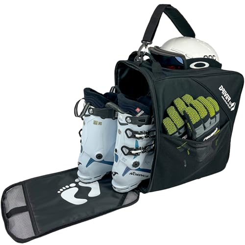 Driver13 Sac à Chaussures de Ski avec Compartiment pour Casque