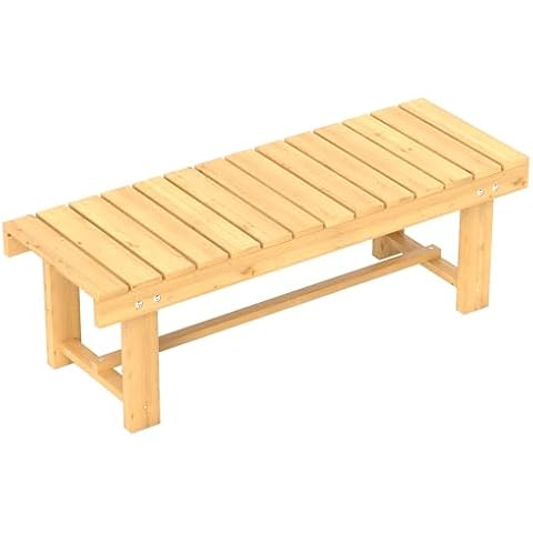 Outsunny 2-Seater Wooden Garden Bench Cover