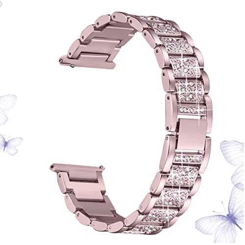 Correa de metal gemas DOITOOL para reloj de diario pulsera compatible moda 2