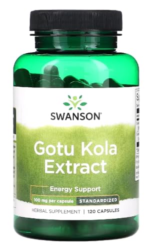Swanson - Full Spectrum Gotu Kola 435mg | Extracto de Gotu Kola | Apoyo cognitivo y bienestar - 120 cápsulas