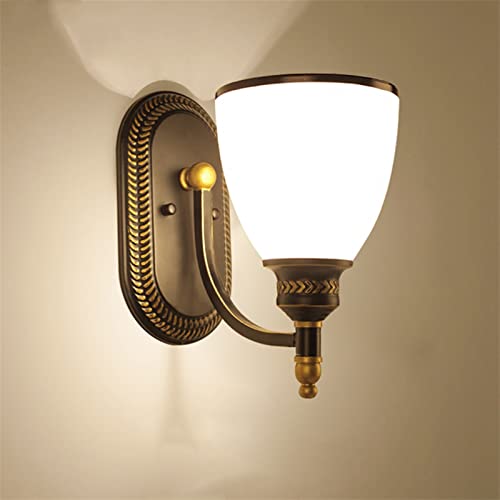 Lámpara de Pared China Retro de Estilo Vintage para Dormitorio, mesita de Noche, Escalera, Pasillo, luz de Pared de Vidrio, Sala de Estar, balcón, Pasillo, Aplique de Pared, lámpara de araña