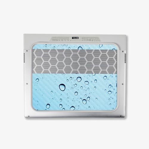 Image of MightySkins Carbon Fiber Skin Compatible with Alienware X14 R2 (2023) Full Wrap Kit - Rainy Day | Protective, Durable Textured Carbon Fiber Finish | Easy to Apply & Change Styles | Made in The USA