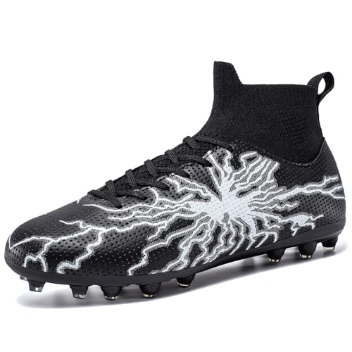 Unisex Kids Soccer Cleats Youth Training Football Shoes Outdoor Athletic Sneakers for Little/Big Kid3