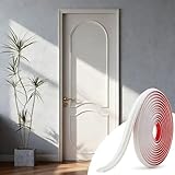 JSIWOTH 20FT Peel and Stick Wall Molding Trim Flexible Self Adhesive Crown Molding, Decorative Wall Trim for Mirror Door Cabinet Frame Border, Easy Install Home DIY, White