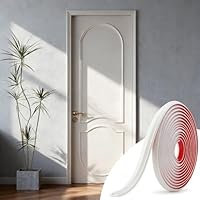 JSIWOTH 6,1 m Selbstklebende Wand Zierleiste Flexibel, Peel and Stick Wand Moulding Trim aus TPE, Dekorative Leiste für Spiegel Tür Schrank Rahmen, Einfache DIY Wanddekoration, Weiß