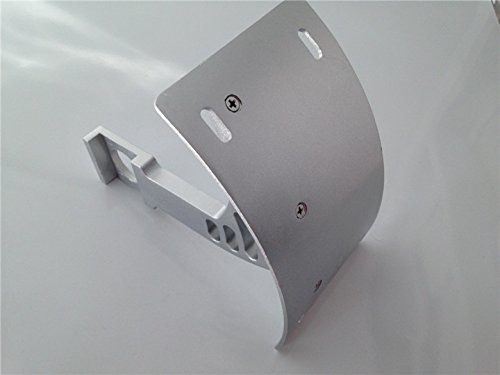 Silber polierte vertikale Kennzeichenhalterung mit gebogener Halterung, Kompatibel mit Yamaha YZF-R6S 1998-2002/ Kompatibel mit Yamaha YZF-R1 1998-2003