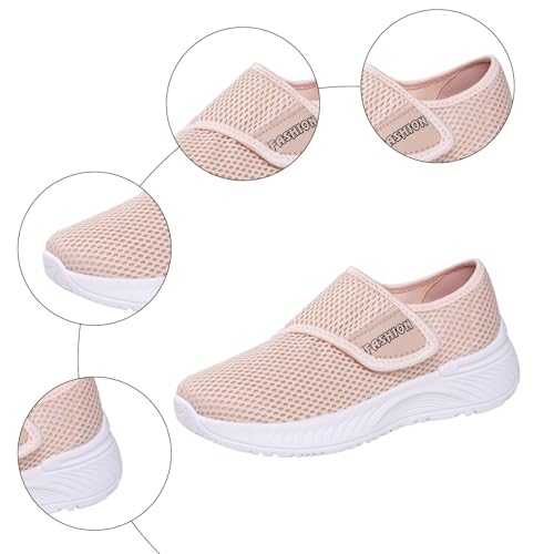 Chaussures décontractées respirantes légères maille rose femme 40 - 4