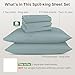 CALIFORNIA DESIGN DEN Authentic Soft Split King Sheets, 800 Sateen 100% Cotton, Cooling Than Egyptian Cotton Sheets, Split King Size Cotton Sheets Set 5 Pc Set with Deep Pockets No Pop-Off (Soft Teal)