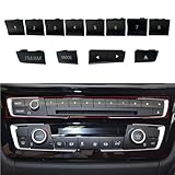 Car Radio CD Switch Button Cover for BMW,Car Front Dashboard Radio CD Number Button Cover Replacement for BMW 3 1 2 4 Series F30 F32 F34 F35 2013-2016 (1pcs-NO.6)