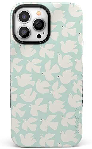Casely Iphone 13 Pro Max Case | Love Birds | White Doves Case | Compatible With Magsafe #TOP12