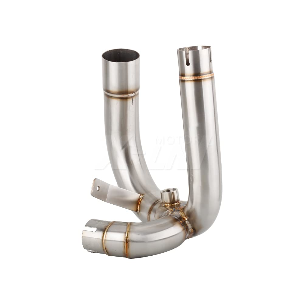 KYN for Ducati Hypermotard 1100 2007 2008 2009 Hypermotard 1100 Evo 2010 2011 2012 Tubo Collegamento collettori di Scarico Moto