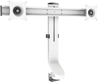 Monitor Arms Column Monitor Desk Mount Stand Dual Screen Monitor Stand Mount 7.4" Height-Adjustable Monitor Mount, Rotating, Suitable for 17"-32" Monitors Adjustable Height Monitor