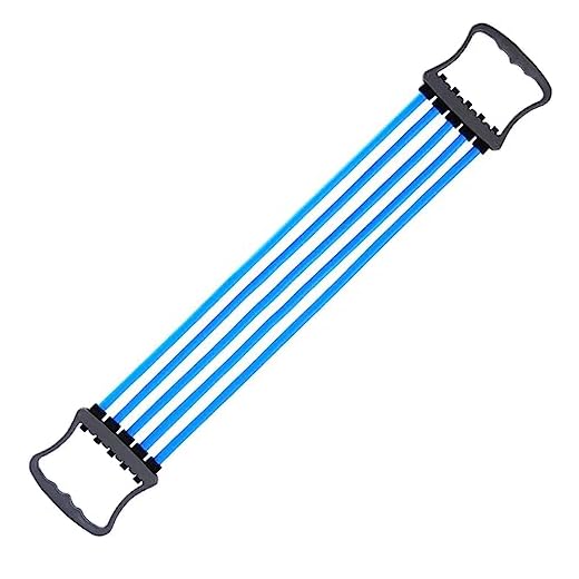 Wilsonzin Expansor de Pecho Ejercitador Pectorales Ajustable Dispositivo de Entrenamiento Fitness Expander para el Entrenamiento de los Músculos de los Hombros, el Pecho y También los Brazos