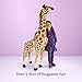 Melissa & Doug Giant Giraffe Stuffed Animal, Lifelike Plush Toy Stands Over 4-Feet Tall, Surface Washable Pretend Play Toddler Toys for Girls & Boys 3+