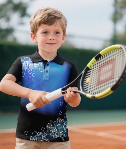 SECOOD Boys Short Sleeve Pique Polo Shirts Summer Casual Uniform Sport Tops for 6-16 Years3