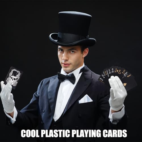 Coole Plastikspielkarten, Kartenspiel, wasserdichte Spielkarten, Pokerkarten, für das Geschenkpartyspiel – Bild 6
