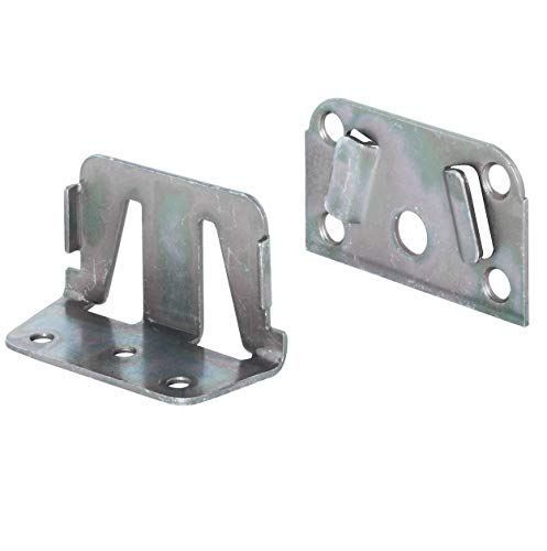 Preisvergleich Produktbild Gedotec Bettverbinder Metall Bett-Winkel für Bettkonstruktionen - Holz-Mittelbalken & Lattenrost / Bettsockel-Verbinder zum Einhängen / Bettbeschlag Stahl verzinkt / 1 Set - Einhängebeschlag