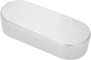 Nail Art Tray, Nail Tools High Temperature disinfection Box Use for Salon and Home Nail Manicure Tools Disinfecting(13X5cm)
