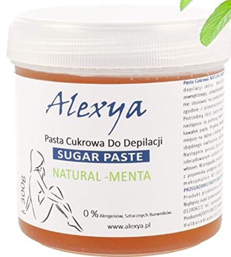 ALEXYA Natural Mint Sugar Paste Hair Removal Depilation Sugaring Wax 300g
