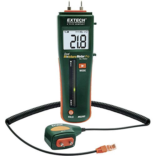 Image of Extech MO265 Combination Pin and Pinless Moisture Meter with RJ45
