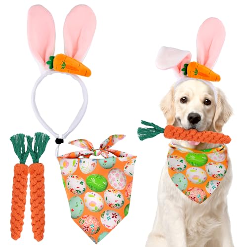 Disfraz de Conejo para Perro con Orejas y Bandana