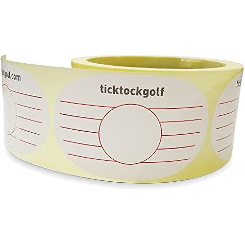 TickTockGolf Golf Impact Tape, Practice Swing Training Impact Labels (250/500 stickers) (250 Labels) Cover
