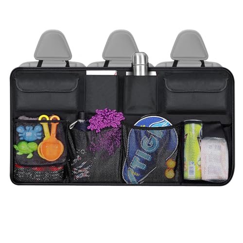 Sunnymark&co SUV Trunk Organizer - Hanging Seat Back Storage with 8 Pockets, Durable & Space-Saving for SUV/MPV/Truck/Jeep