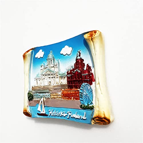 Imán Decorativo Helsinki Finland para Refrigerador miniatura 4