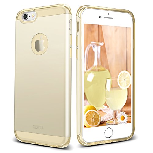 ESR iPhone 6S Case,iPhone 6 Case, Yippee Colour Plus Series Protective Bumper Case [Shock Absorbent] [Anti-Scratch] Back Cover for 4.7 inches iPhone 6 (Champagne Gold)