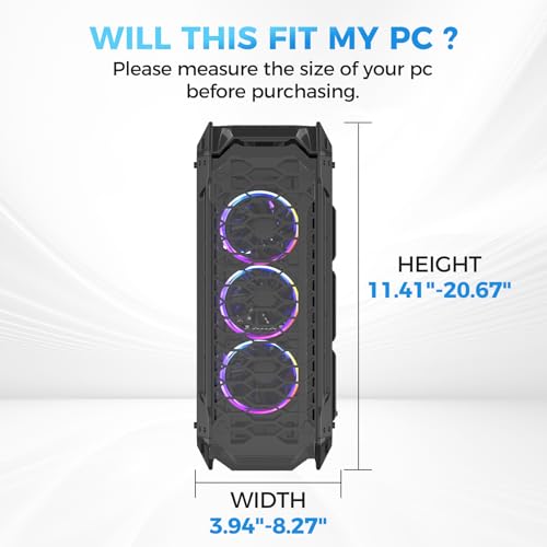 Soporte ajustable de sujeción para CPU bajo escritorio o pata miniatura 3