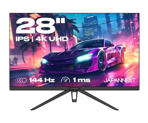 JapanNext Monitor Gaming 28' IPS 4K UHD (3840x2160) 144hz 1ms | HDR |...