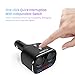 YANTU Cigarette Lighter Adapter, 12V/24V 3-Socket Power Cigarette Lighter Splitter with Dual USB Ports Multifunction Car Charger Adapter Independent On/Off Switches and LED Voltage Display