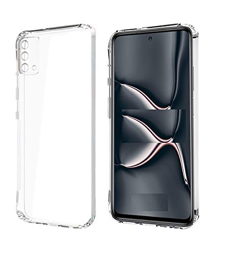 Image of COVERBLACK Rubber Back Cover for Samsung Galaxy M02s - Transparent