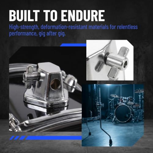 Bracket de montaje para Tom de Batería Homoyoyo 4pcs miniatura 3