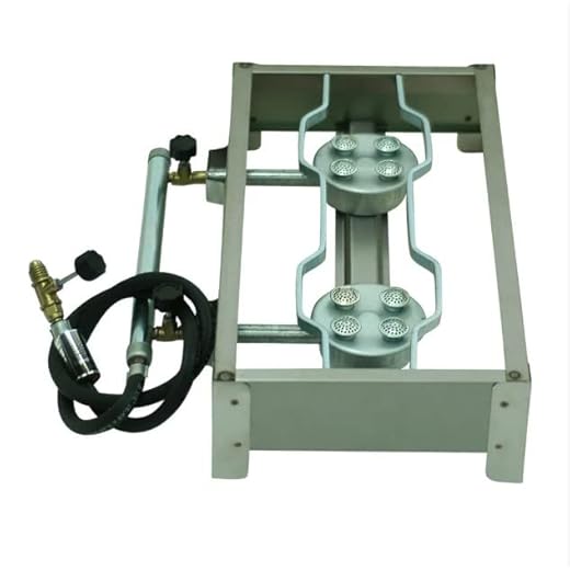 Fogão Industrial Alta Pressão Em Inox 2 Bocas - Fogareiro