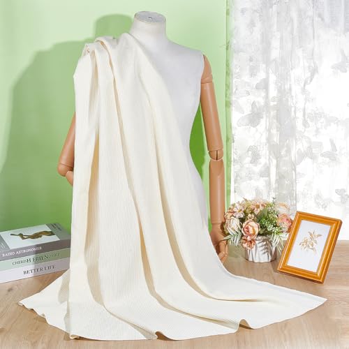 Tissu velours côtelé fleuri pour coudre un vêtement sur mesure - 5