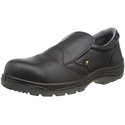 Botas De Seguridad Safety SAFETY JOGGER S3 Zapatos de Seguridad para Hombres con Punta de Acero 44 EU- X0600 - Botas de Trabajo Antideslizantes para Mujeres, Zapatos de Seguridad de Cuero, Resistentes al Agua, Negros