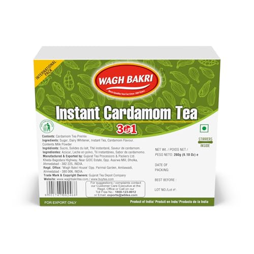 Té instantáneo 3 en 1 260 gramos cardamomo miniatura 5