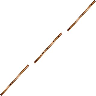 ibasenice 3 Peças Flauta Piccolo Flauta De Madeira Portátil Gravador De Áudio Pequena Flauta C Chave Dedilhado Gravador De Madeira Chinesa Dizi Piccolo Flauta Instrumentos Musicais De Sopro