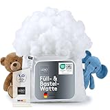 LILENO HOME Füllwatte 1kg im praktischen Vlies Beutel - Füllmaterial u....