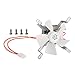 Hisencn Induction Fan Kit Replacement for Pit Boss, Traeger, Camp Chef Wood Pellet Grills, Sam's Club Pellet Grills,Z Grills, Combustion Fan Replacement Parts, 110V PA66