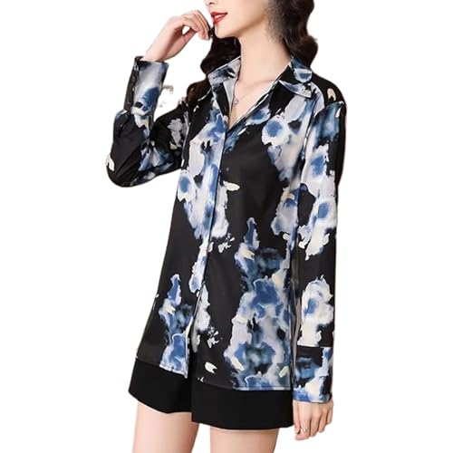 Chemisier gothique élégant : chemise femme style coréen pour l'automne